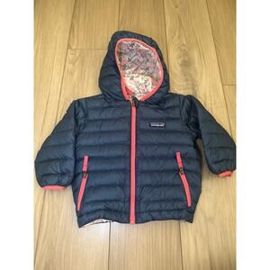 Patagonia Reversible Down Sweater Puffer Hoody Jacket Toddler